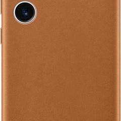Genuine / Official Samsung Galaxy S23 Ultra Leather Case / Cover - Camel (Brown)