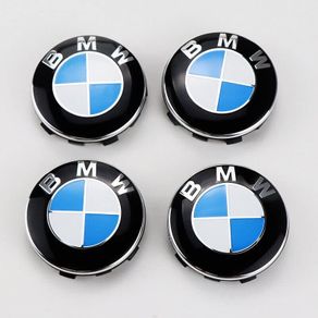 BMW 68mm Blue and White Center Wheel Caps