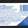 1991 Ireland 10 unit Irish Horse Racing Definitive Callcard with Gemplus Chip, Dame Lane Address, Matt finish, Single Print Flag, Barcode Used. Telecom Eireann card number 1033. Image 2