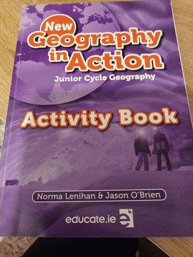 Geography textbook and portfolio with E book