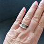 Stg Silver Lip Design Ring Image 5