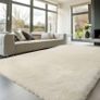 Rugs Living Room 240x340cm, Cream Area Rugs for Bedroom, Washable Anti Slip Extra Large Shaggy Soft Rug Fluffy Modern Floor Carpets Mat Beside Rugs for Kids Living Room Image 4