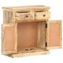 Sideboard 65x32x70 cm Solid Mango Wood and Natural Cane Image 4