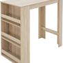 Bar table with 3-tier shelf Image 3