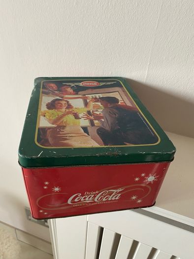 Vintage Coca Cola Metal box