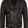 All Saints Conroy Men's Leather Jacket Image 8