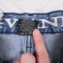 Peviani Blue Light Wash Moto Style Cargo Denim Jeans W30 L33 Image 6