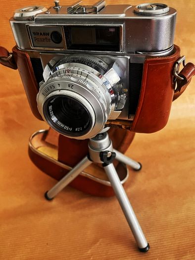 Braun Paxette Ii 35mm Film Range Finder Camera Steinheil Cassarit 1:2.8 F=50mm