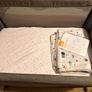 Joie roomie glide bedside crib with mattress, sheets and blankets Image 2