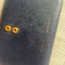 Navy and yellow celine wallet Image 5