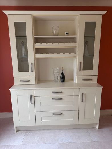 Kitchen Dresser / Display Cabinet with Storage