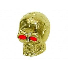 Gold Skull Valve Caps