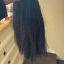 Black Drawstring Ponytail Hair Extension 40 cm Image 5