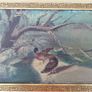 Vintage oil painting of ducks Image 4