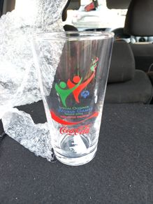 coca cola glass ireland  special Olympics 2003 glass