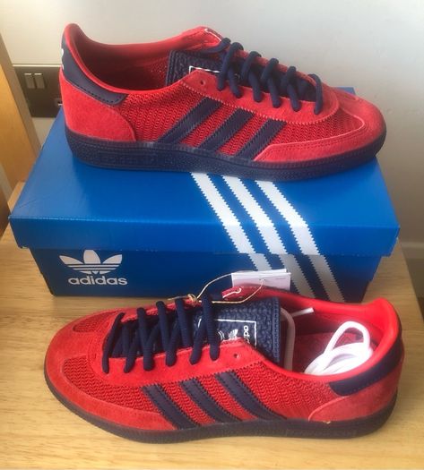 Adidas Handball Spezial Red Navy UK 6 / EU 39 1/3