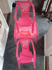 Peppa Pig Kids table and chairs