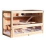 Wodden Hamster Cage Mouse Rodent Rat ... Free Delivery Image 3