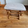 nursing chair and footrest Image 6