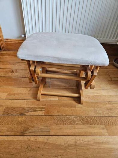 nursing chair and footrest
