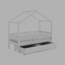 Kids Bed Toddler House Bedroom Image 4