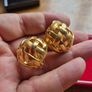 Vintage Gold Tone Earrings Image 2