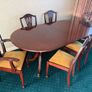 Mahogany Table & 6 Chairs Image 5