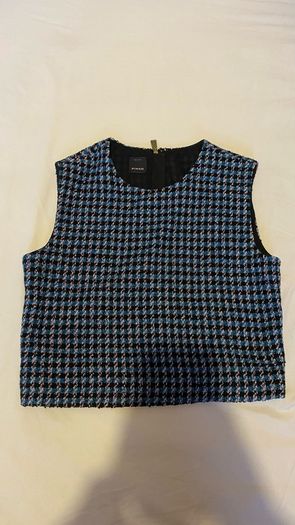 Pinko designer tweed bue top