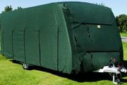 HTD Caravan Cover 600 - 650CM, 253CM Wide,In Green 19'8 - 21'3