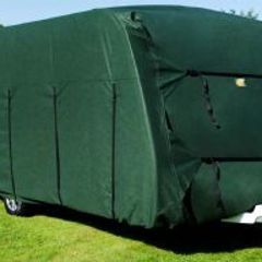 HTD Caravan Cover  550 - 600cm, 233cm  Wide In Green 18`- 19`8