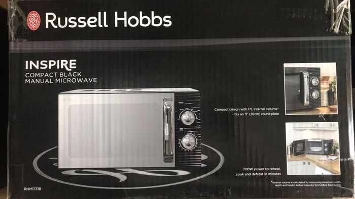 Black  Kettle and Toaster and Microwave Set