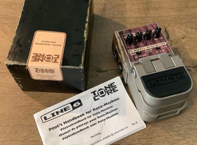 Line 6 ToneCore Roto-Machine guitar pedal Rotary Leslie speaker emulation box