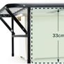 Shawn SmartBase Folding Guest Bed Frame 3ft Single  90 x 190 cm Space Saving with Underbed Storage, No Assembly  Black Image 4