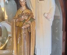 2 X Saint Statues