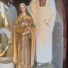 2 X Saint Statues
