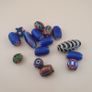 Vintage Mix Venetian Style Glass Lot of 15 Image 2