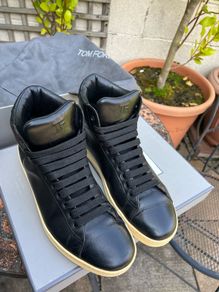 Tom Ford Men's High Top Russel Sneakers!! Size 8.5 UK