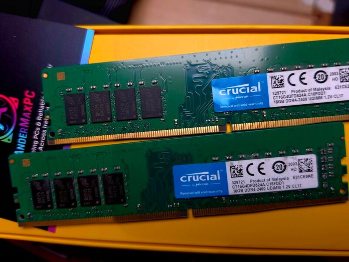 Crucial DDR4 32gb RAM kit 2x16gb 2400mhz