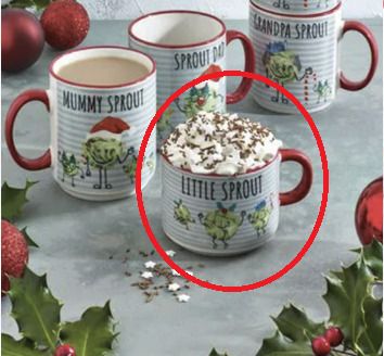 Little One Christmas Sprout Mug