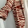 River island red striped blazer Image 3