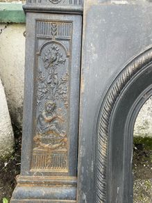 cast iron fire place