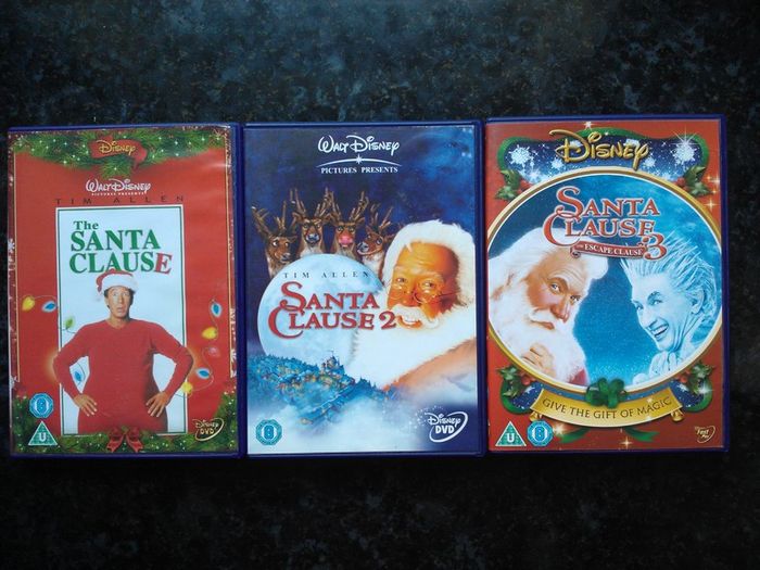 The Santa Clause Dvd Trilogy 1-3 Tim Allen Christmas Movies