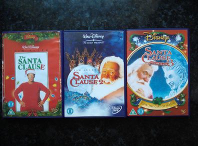The Santa Clause Dvd Trilogy 1-3 Tim Allen Christmas Movies