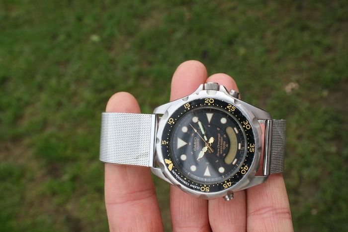 Casio AD-520 'Smiley' Ana-Digi Quartz Alarm Chronograph