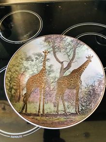 Royal Doulton Giraffe Series Commorative Plate