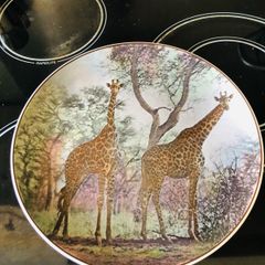 Royal Doulton Giraffe Series Commorative Plate