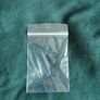 NEW small Grip Seal Clear Poly Plastic Resealable Zip Lock Bags. 57x76mm. Image 2