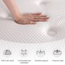 22CM Gel Memory Foam Pocket Sprung Mattresses with Breathable Soft Fabric for Cool Sleep, Mattresses Double for Pressure Relief, Medium Firm Mattress in a Box 135x190x22cm Image 3