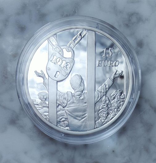 Ireland 15 Euro Silver (.925) Proof Coin 2013 - The Lockout