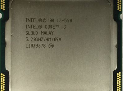 Intel Core i3-550 3.2Ghz